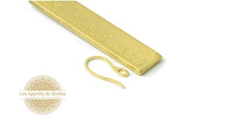 copy of Crochets d'oreilles en laiton doré