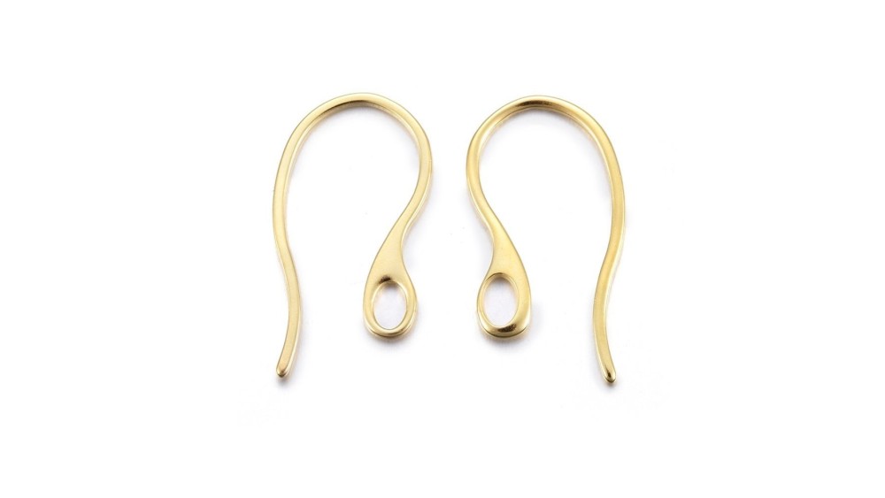 copy of Crochets d'oreilles en laiton doré