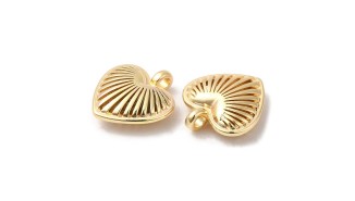 copy of Pendentif coeur en acier plaqué or 18K