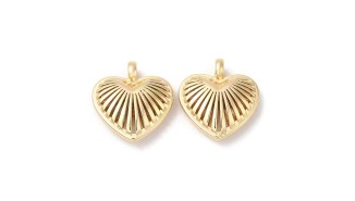 copy of Pendentif coeur en acier plaqué or 18K