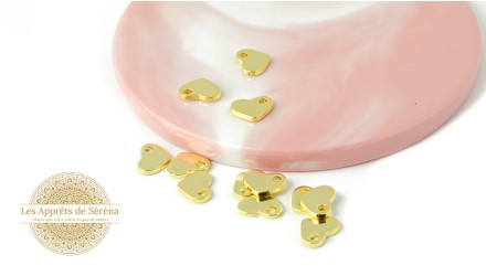 copy of Pendentif coeur en acier plaqué or 18K