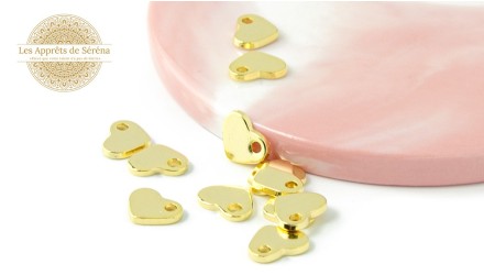 copy of Pendentif coeur en acier plaqué or 18K