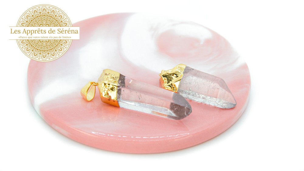 pendentif cristal de roche