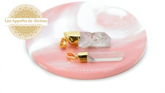 Pendentif cristal de roche naturel