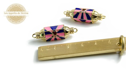 Connecteur émaillé tube talisman