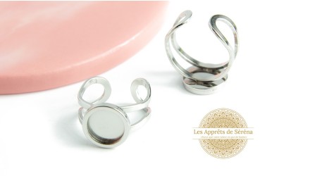 copy of Support bague serpent en acier inoxydable doré plaqué 18K