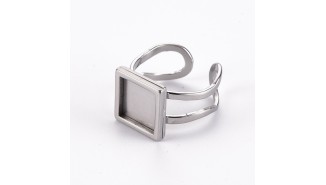 copy of Support bague serpent en acier inoxydable doré plaqué 18K
