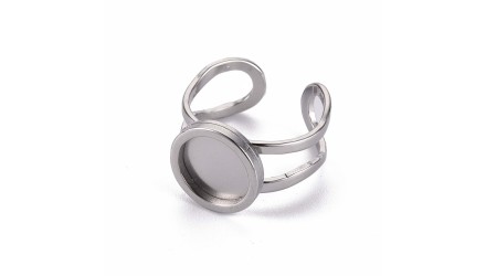 copy of Support bague serpent en acier inoxydable doré plaqué 18K