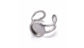 Bague support cabochon 10mm