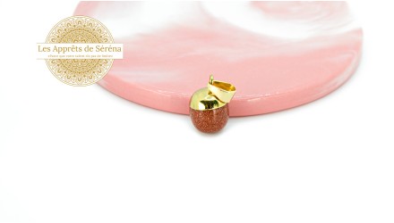 pendentif goldstone