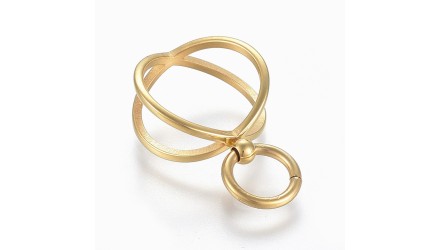 bague anneau en acier inoxydable
