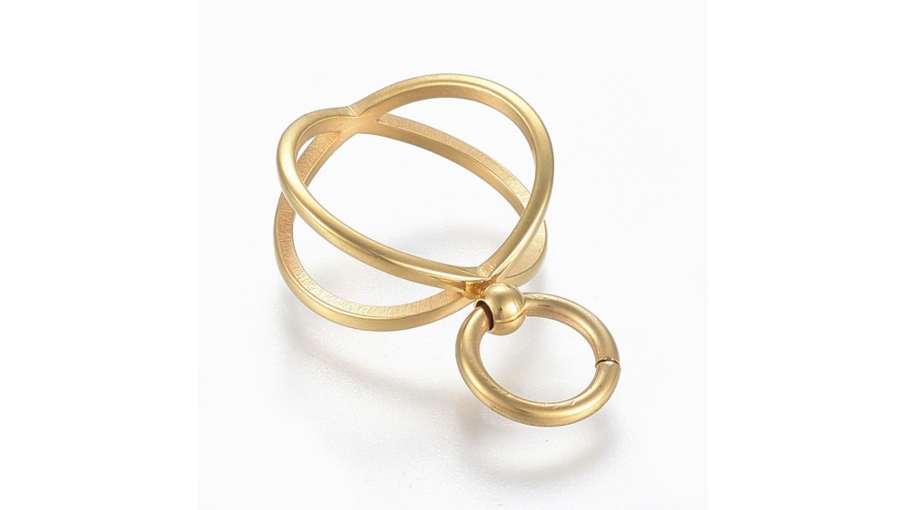 bague anneau en acier inoxydable