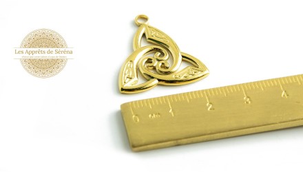 Triskel triquetra acier