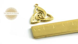 Triskel triquetra acier