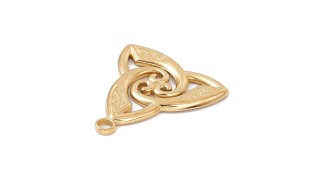 copy of Pendentif Triskel acier inoxydable plaqué or 18K