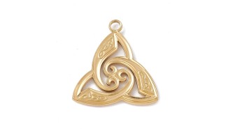 copy of Pendentif Triskel acier inoxydable plaqué or 18K