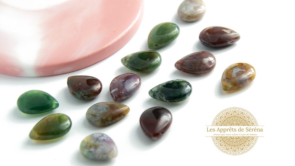 copy of Perles à facettes 10mm agate naturelle teintée bleue