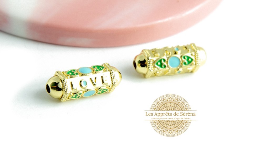 perle tube verte