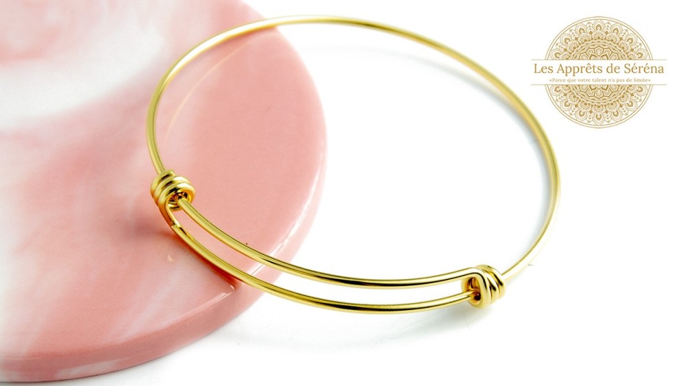 Bracelet jonc ajustable