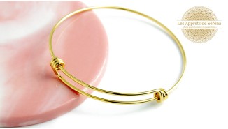 Bracelet jonc ajustable