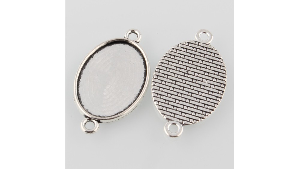 support cabochon  25x18mm