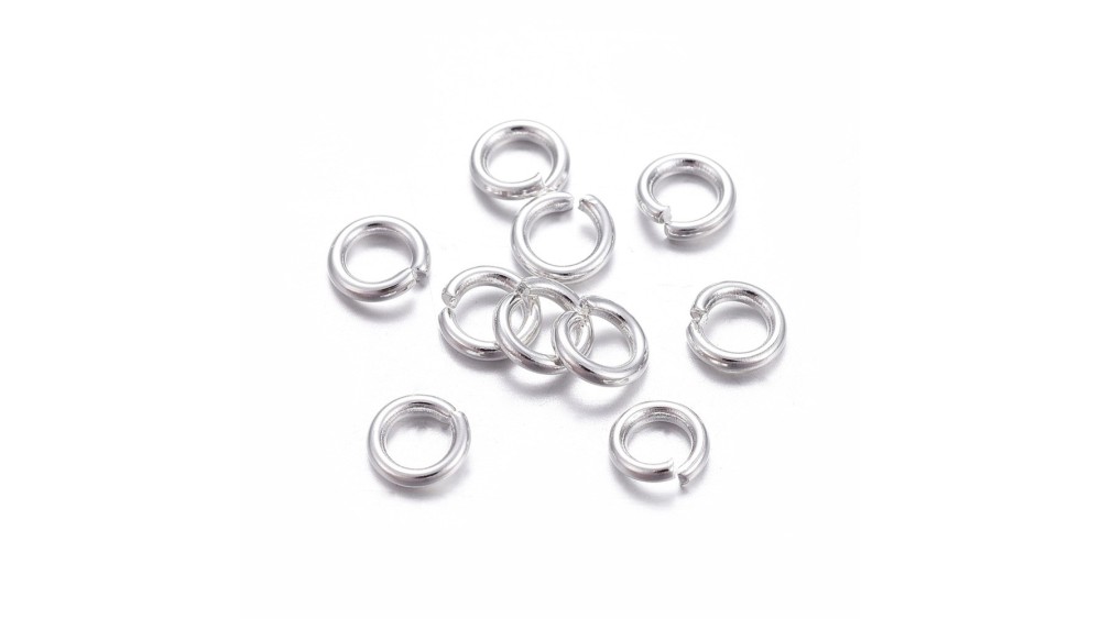 Anneaux de jonction 4x0.8mm en acier