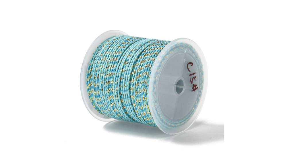 copy of Cordon en coton ciré 1mm noir