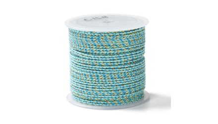 copy of Cordon en coton ciré 1mm noir