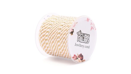 copy of Cordon en coton ciré 1mm noir