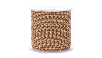 copy of Cordon en coton ciré 1mm noir