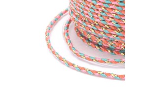 copy of Cordon en coton ciré 1mm noir