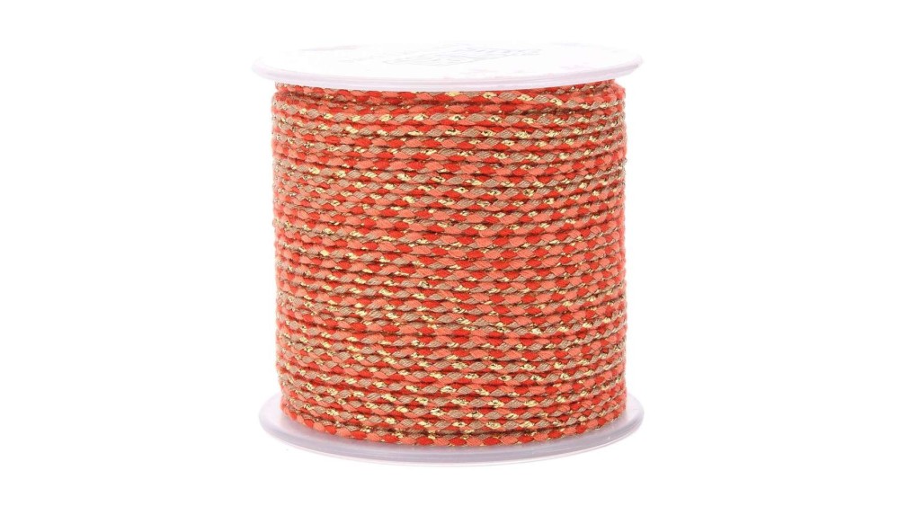 copy of Cordon en coton ciré 1mm noir
