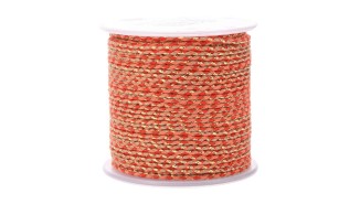 copy of Cordon en coton ciré 1mm noir