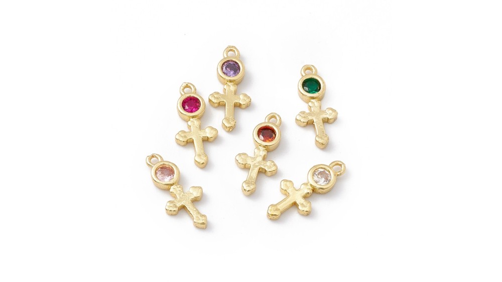 Mini pendentif croix religieuse