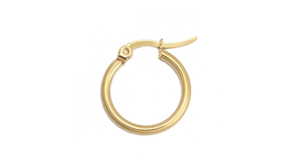 copy of Paire de créoles ouvertes 48.2mm en acier 304 doré