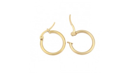 copy of Paire de créoles ouvertes 48.2mm en acier 304 doré