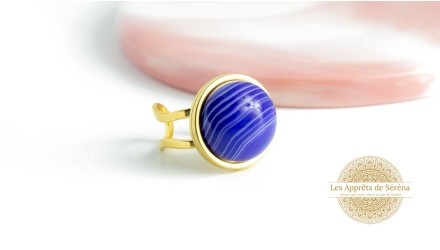 copy of Cabochon 14mm jaspe bleue