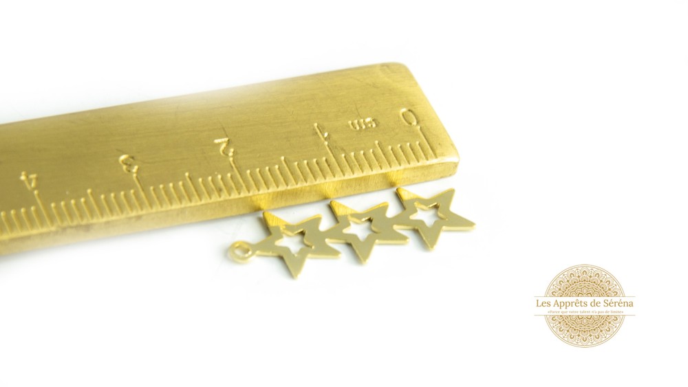 copy of Pendentif rectangle textturé en acier inoxydable plaqué or 18k