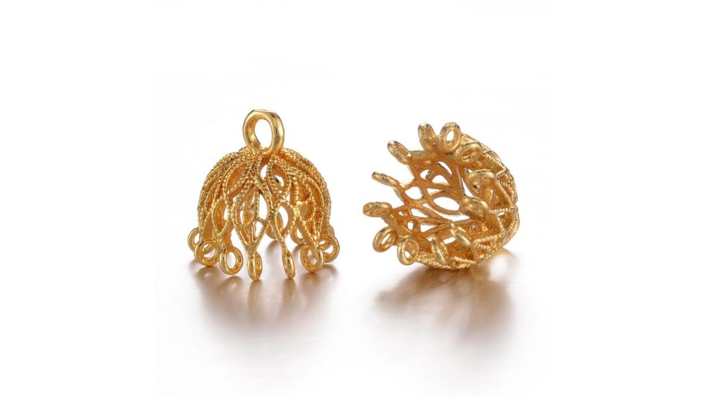 Coupelles perle 12x11mm