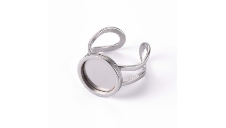 copy of Support bague serpent en acier inoxydable doré plaqué 18K