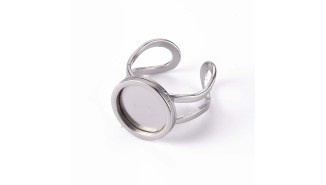 copy of Support bague serpent en acier inoxydable doré plaqué 18K