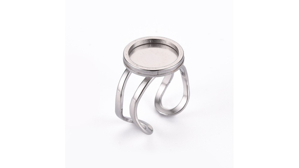 copy of Support bague serpent en acier inoxydable doré plaqué 18K