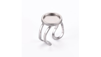 Bague support cabochon 12mm