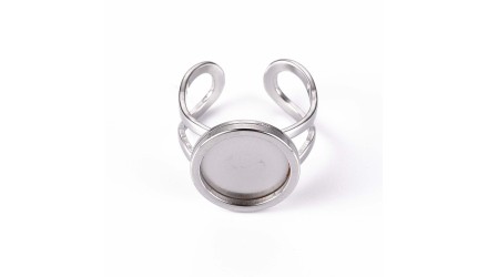 copy of Support bague serpent en acier inoxydable doré plaqué 18K