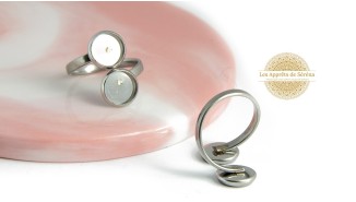 copy of Support bague serpent en acier inoxydable doré plaqué 18K