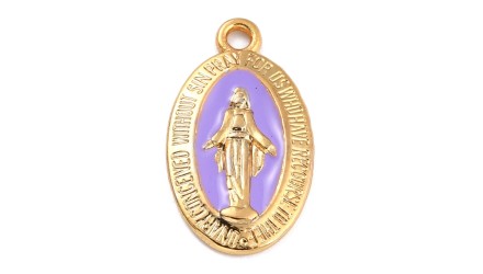 Médaillon ovale Sainte Vierge ou Madone