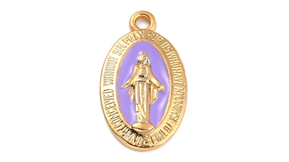 Médaillon ovale Sainte Vierge ou Madone