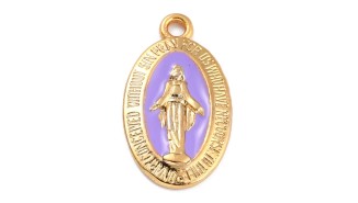 Médaillon ovale Sainte Vierge ou Madone