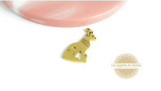 Pendentif Egyptien divinité Bastet acier inoxydable 18k