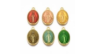 émaillé Saint Vierge ou Madone